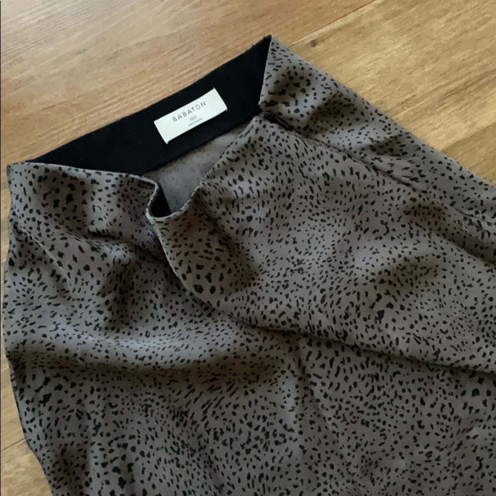 Aritzia Babaton Satin Midi Skirt